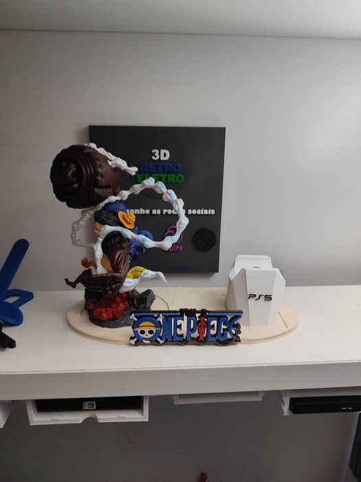 3D RETRO ELETRO - Figuras impressas, Anime, Gaming, Séries, Filmes etc