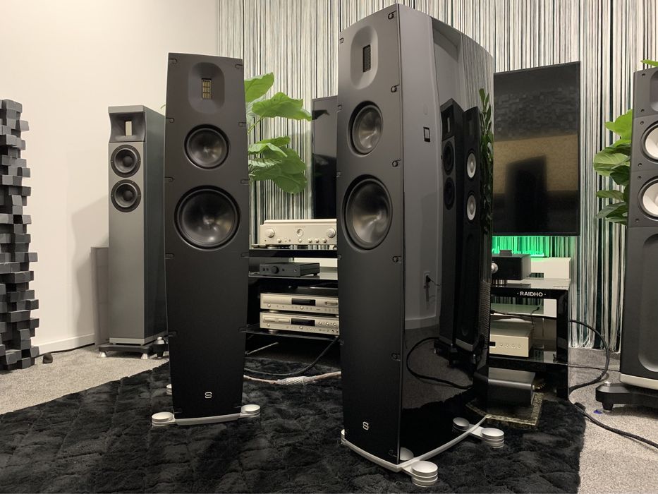 Hi-End Kolumny podłogowe Scansonic HD Q8 Piano Para Nowe Sklep 47300zl