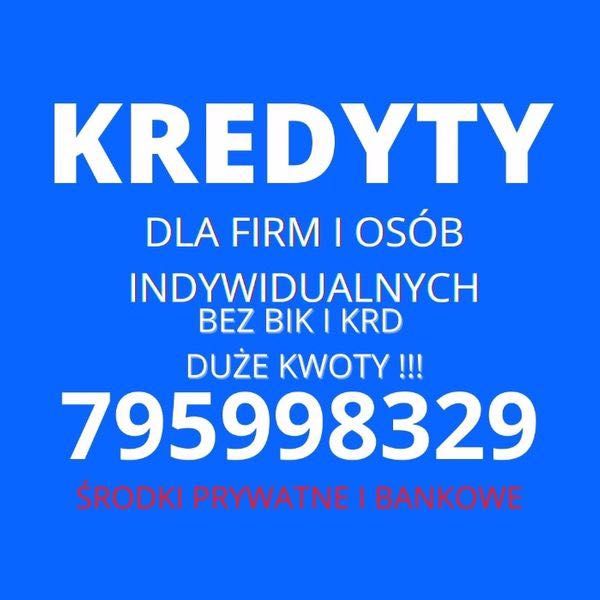 Kredyty dla FIRM do 1.000.000zł! bez bik DOJAZD CAŁA POLSKA