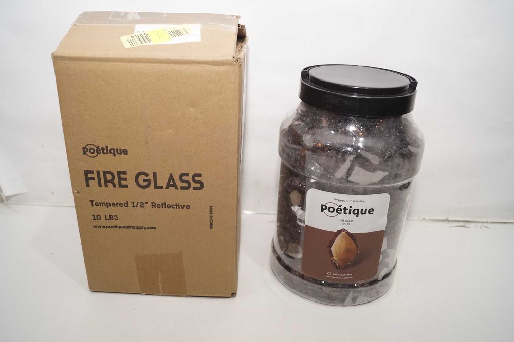 Szkło ognioodporne Poetique hartowane 1/2 odblaskowe 4,5kg bursztynowe