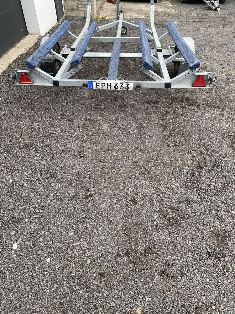 Przyczepka podłodziowa pod 2 skutery