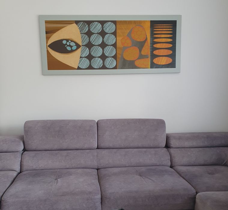 Obraz na płotnie - 147x60cm ABSTRAKCJA