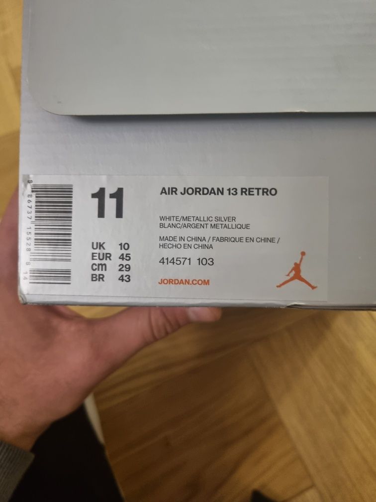 Nike air Jordan 13 alternate history of flight R 45 11us