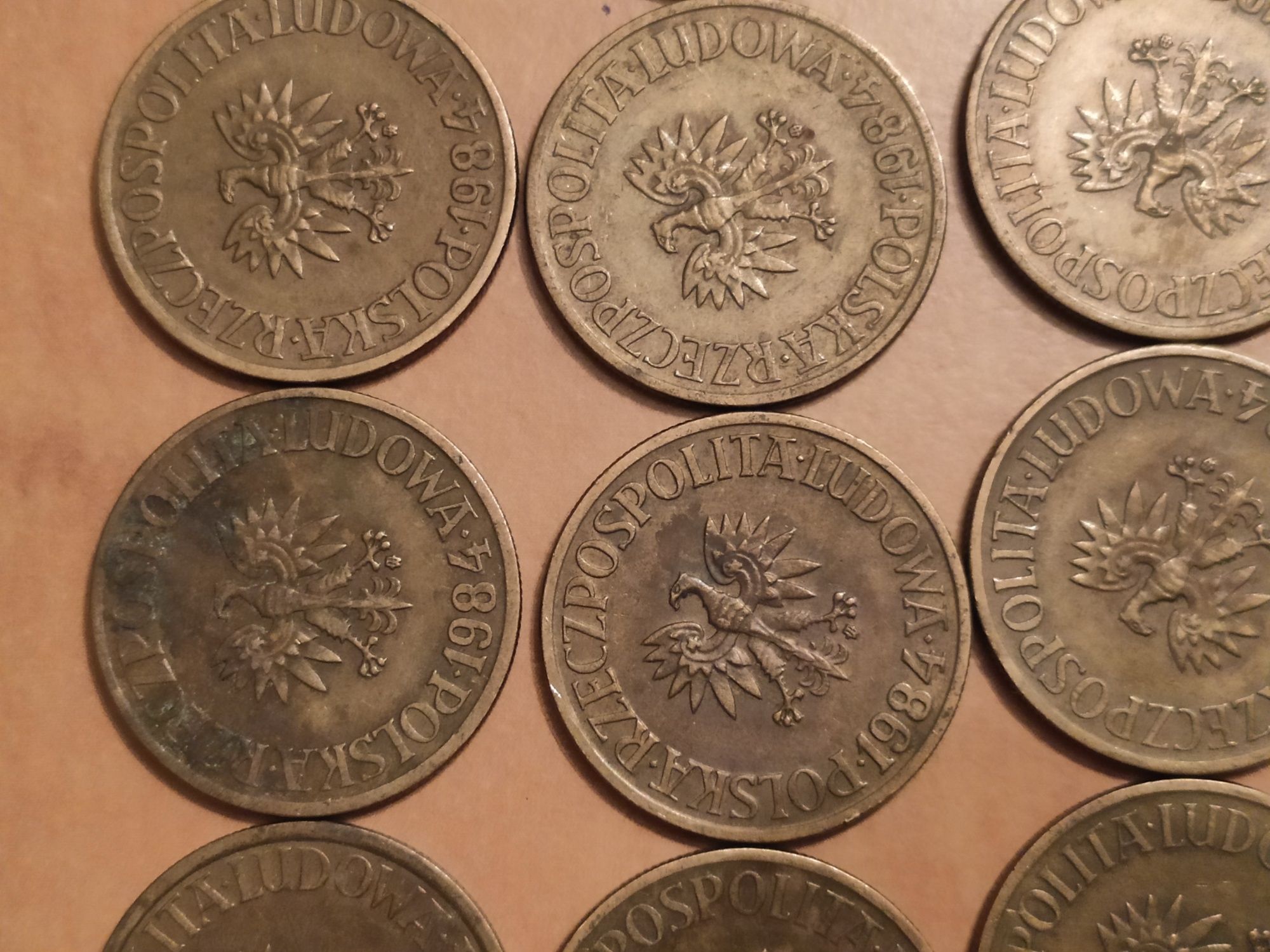 19 monet PRL 5 złotych '84 r
