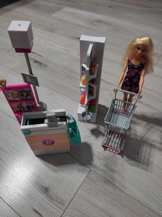 Supermarket Barbie+lalka