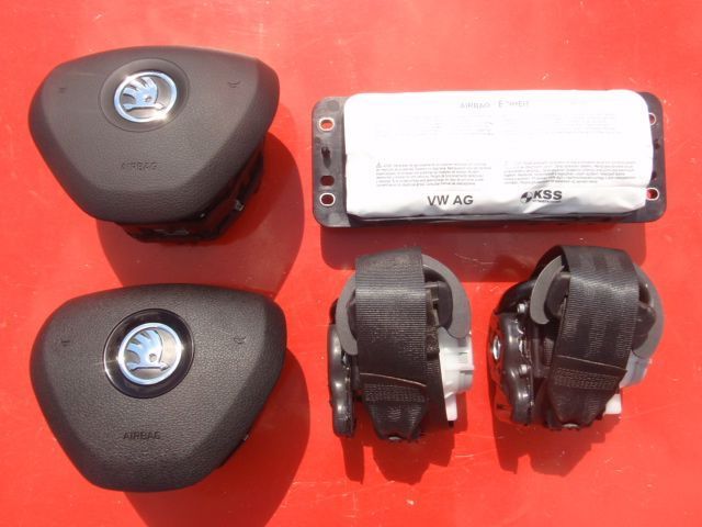 SKODA FABIA III PODUSZKA POWIETRZNA KIEROWCY PASAŻERA AIRBAG PAS PASY okazja OKAZJA SPRAWDŹ Raz2 !!!