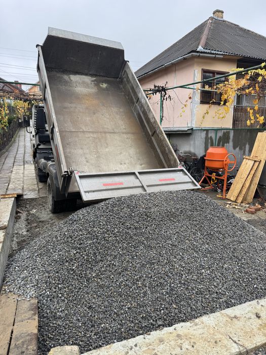 Вантажні перевезеня, доставка,пісок,щебень,відсів,грунт, глина, сміття