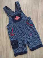 LEECOOPER / LEE COOPER, rozmiar 12M, spodenki z szelkami / ogrodniczki