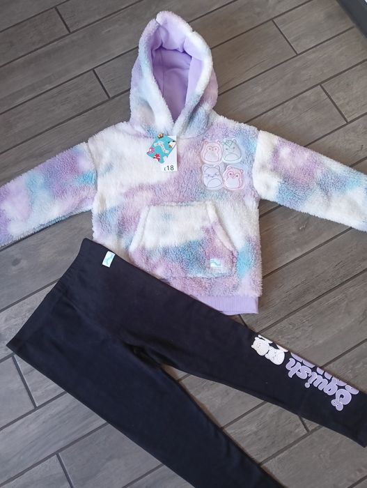 Kompl dresowy Squishmallows, bluza i legginsy, dres, 134-140 cm, 9-10
