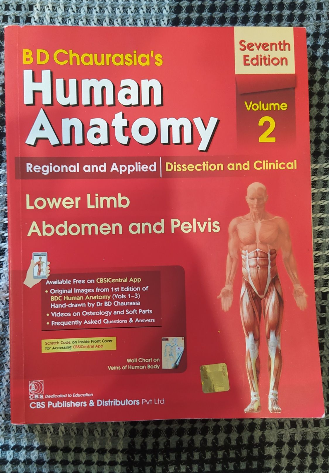 Книги Human Anatomy By B D Chaurasia's 7th Ed. (Set Of 4 Books)