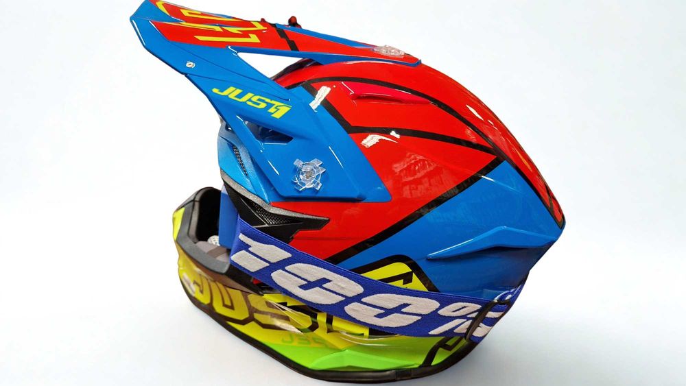 Kask Motocyklowy Cross Quad z Homologacją ROZMIAR M L XL GOGLE GRATIS