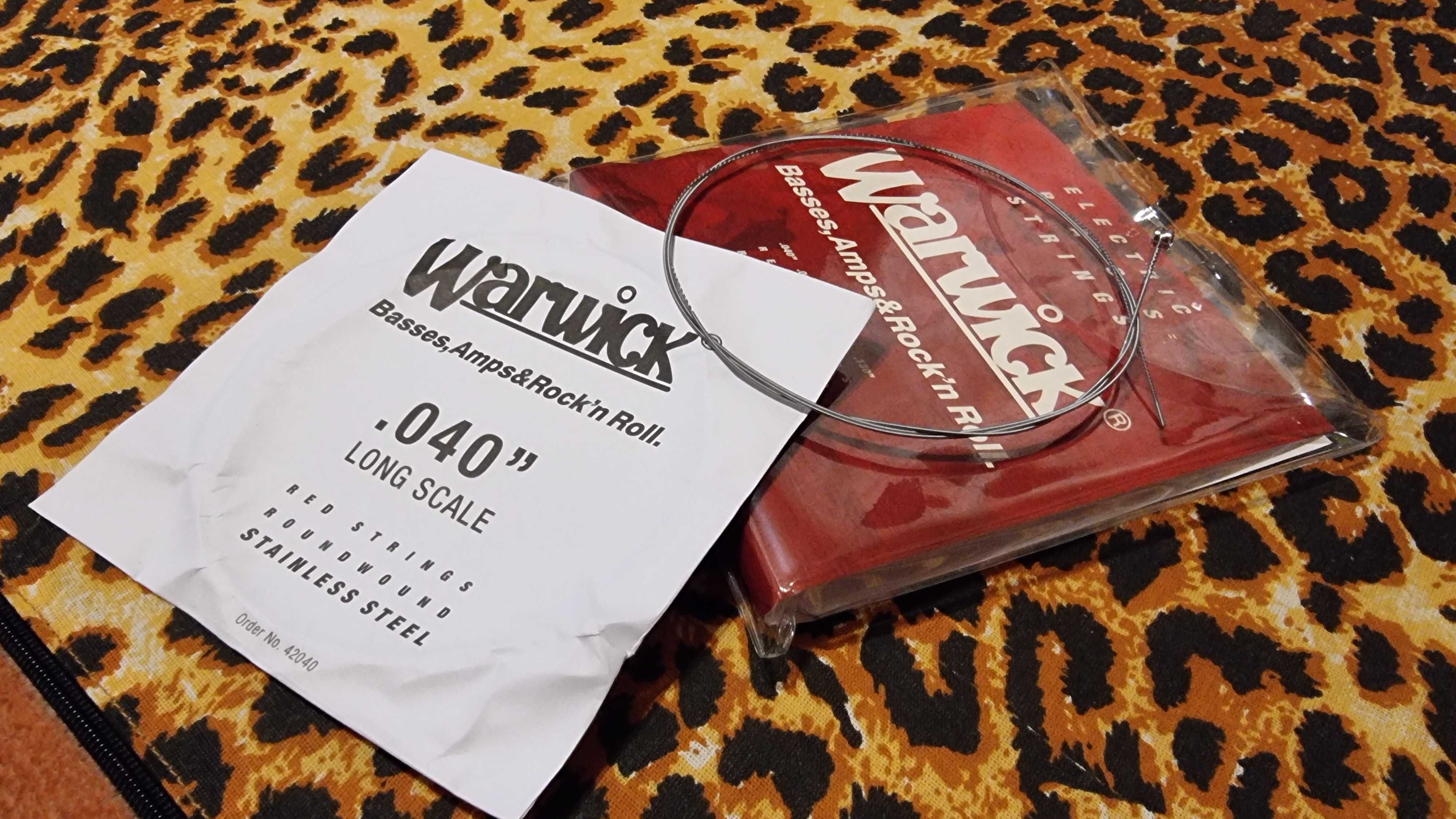 Продам бас-гитарные первые струны 40-45 Warwick, Elixir, D'Addario