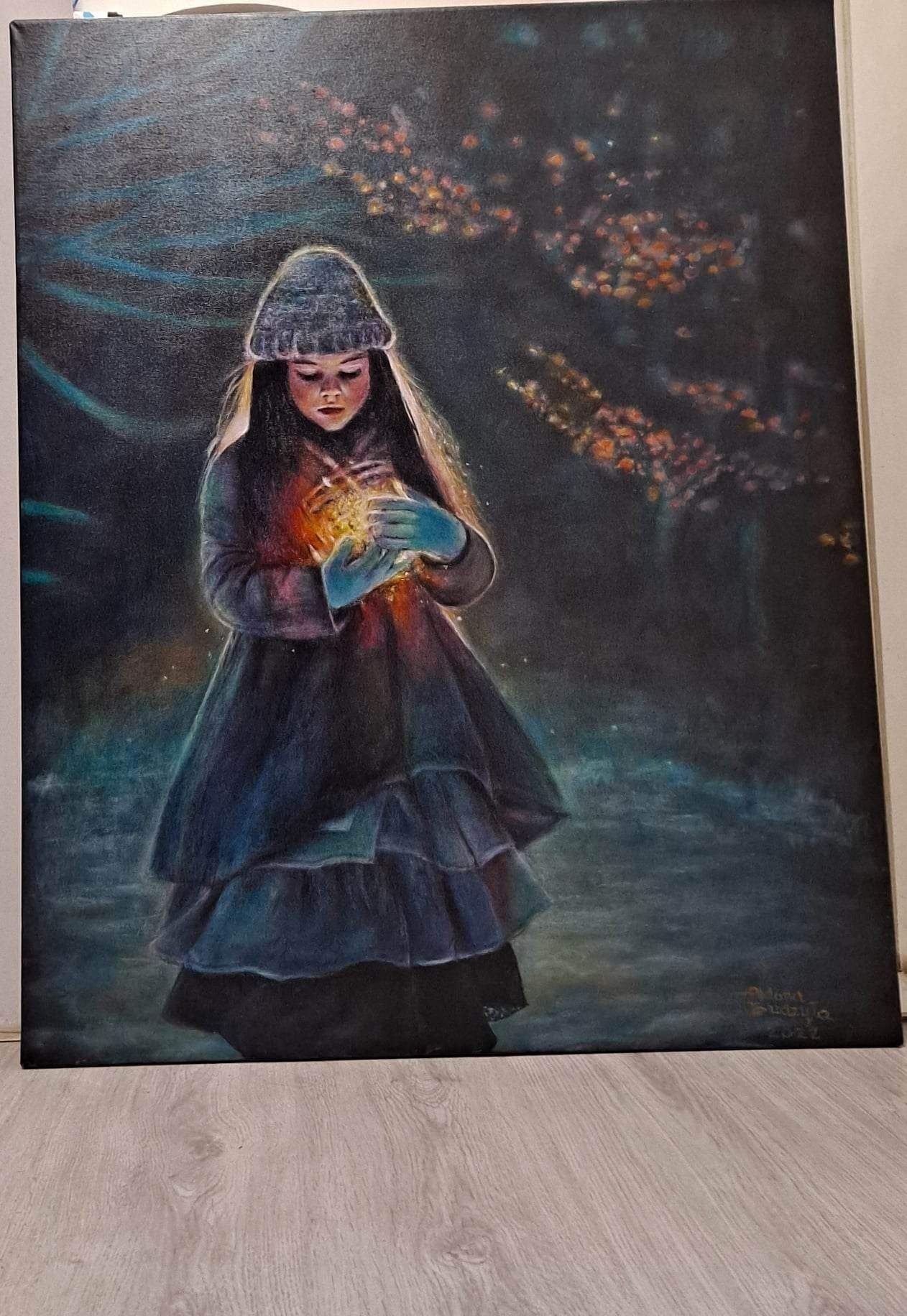 Sprzedam obraz ręcznie malowany na płótnie.