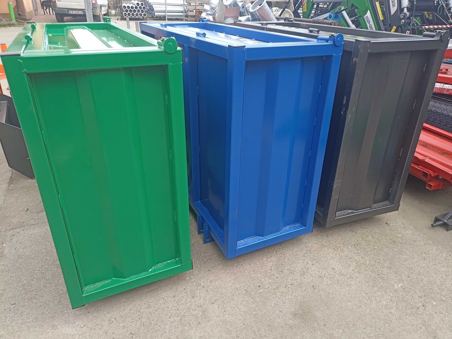 Skrzynia transportowa przeładunkowa do ciągnika NA TYŁ / TUZ