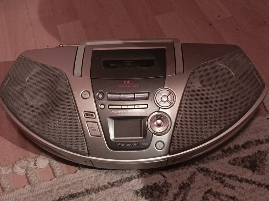 Legendarny! Radiomagnetofon z CD, Panasonic RX-ES29. Power Blaster.