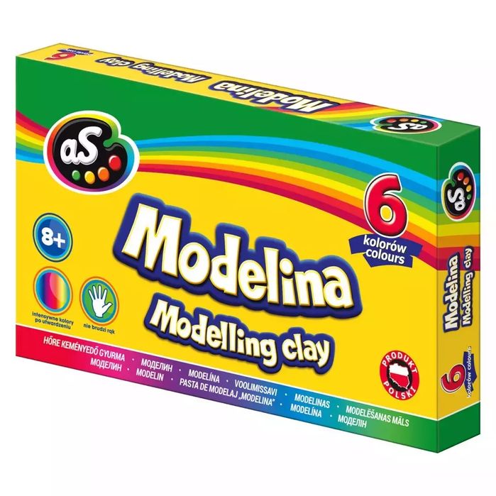 Modelina szkolna, 6 kolorów. Astra
