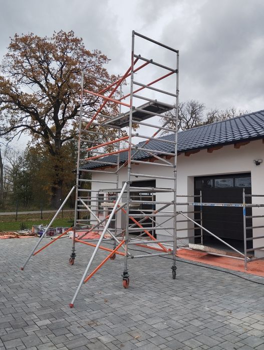 Rusztowanie aluminiowe jezdne ALTREX 6,5 m wys robocza (blat na 4,5m)