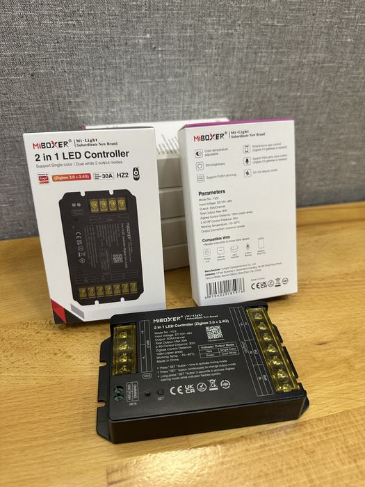 Контролер MiBoxer 2-in-1 LED Controller (Zigbee 3.0 + 2.4G) потужний!