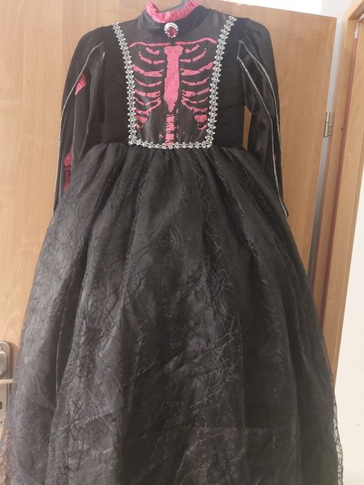 Sukienka przebranie halloween rozm 140