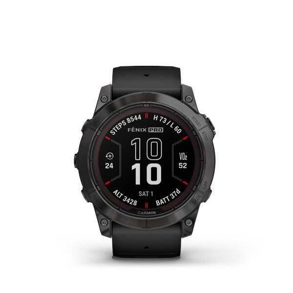 Garmin fenix 7X Pro Sapphire Solar карбоновий сірий титановий DLC