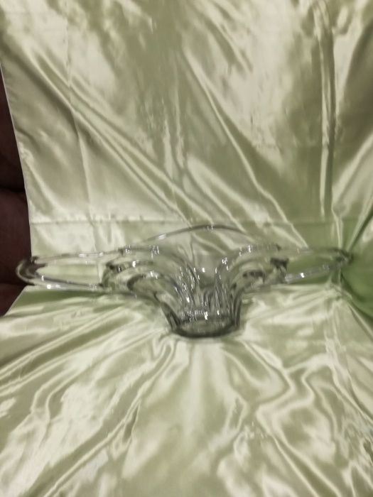 Centro Mesa em Cristal "Art Vannes" Anos 60/70