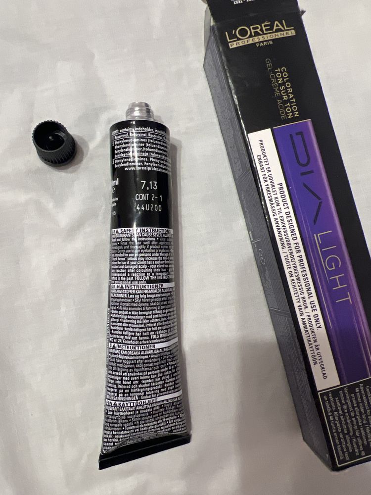 Loreal Dia light 7.13 toner, farba, krem koloryzujący