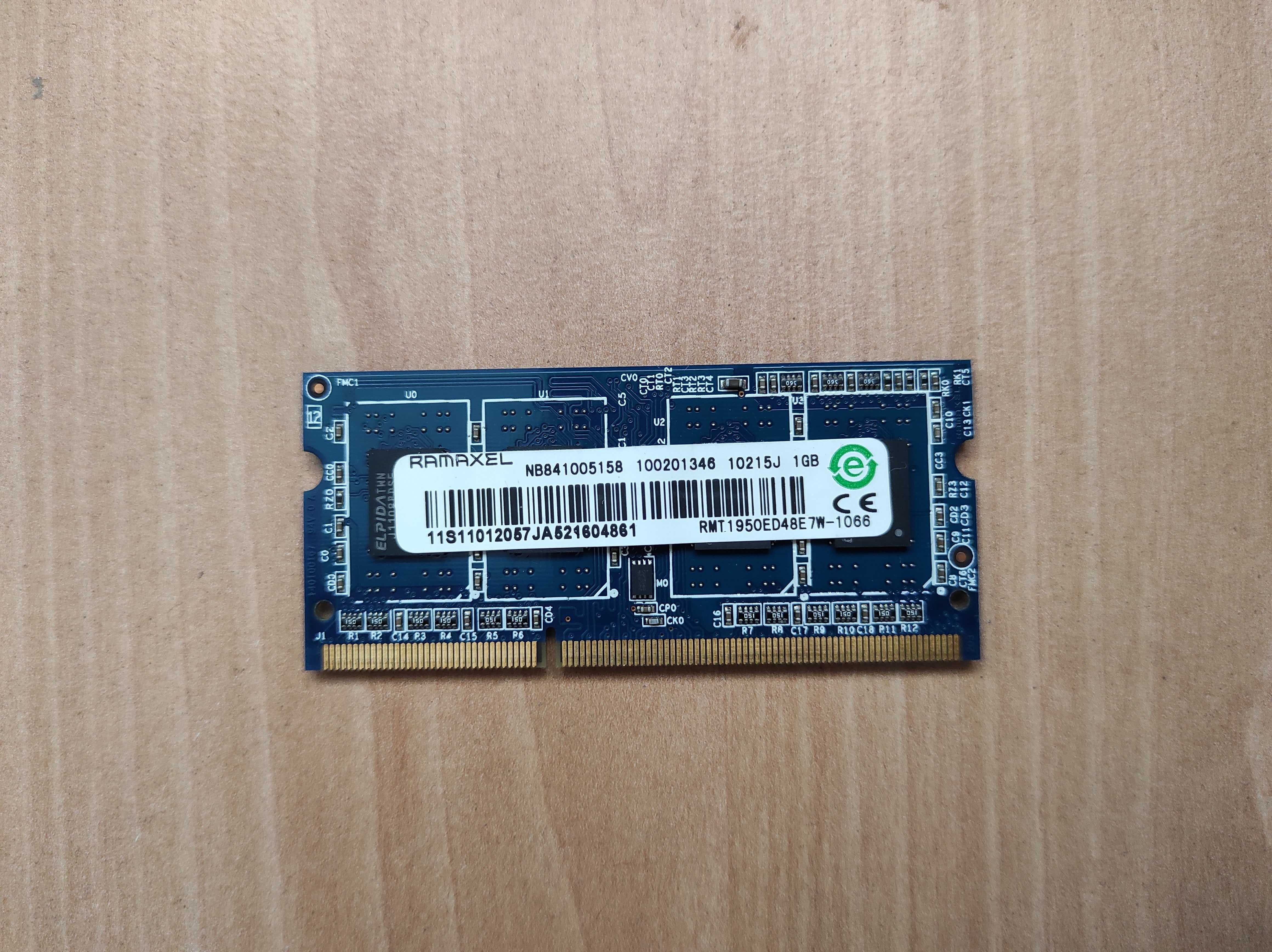 Оперативна пам'ять DDR3 1GB sodimm (для ноутбука)