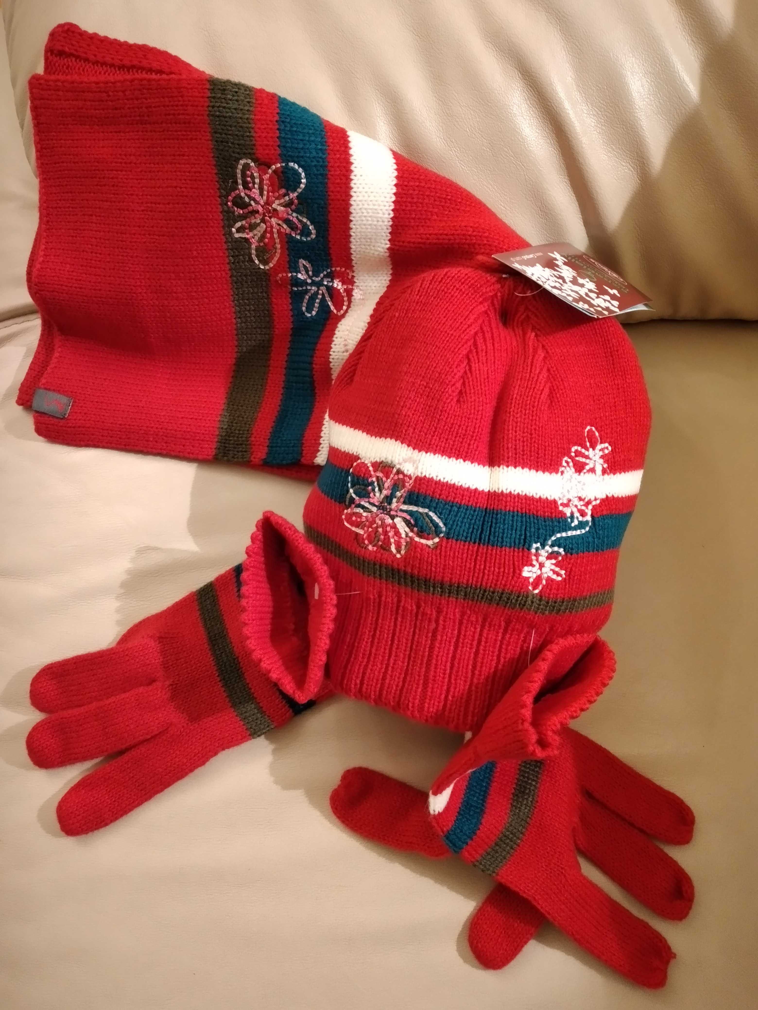 CampuS MARTINA czapka + szali + rękawiczki S/M