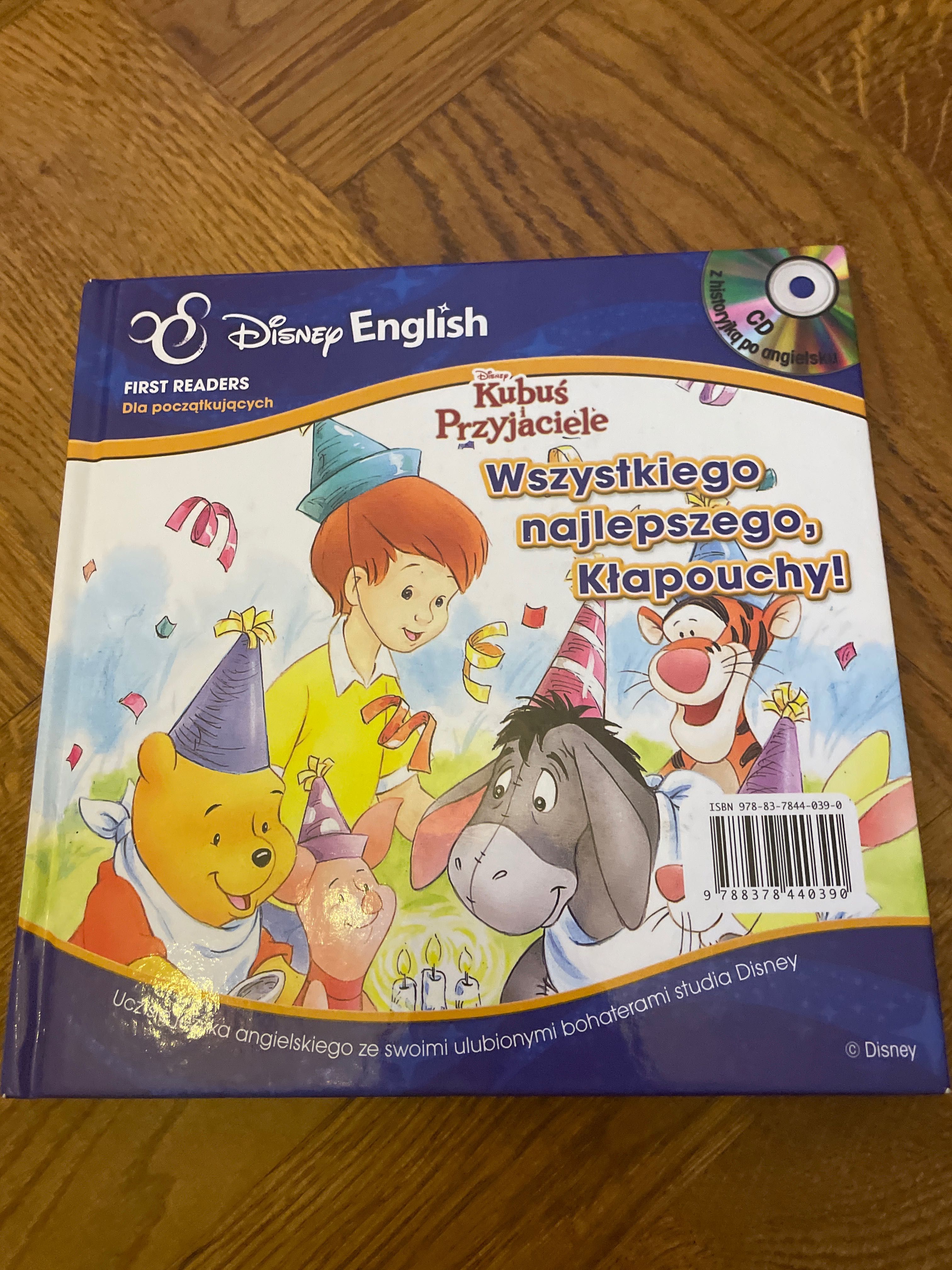 Disney English 3 książki z płytami