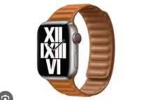 Oryginalny Apple Watch 41mm Golden Brown Leather Link M/L