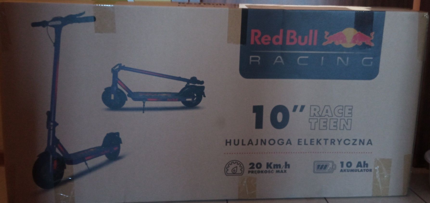 Hulajnoga elektryczna Red Bull RACING 350W 10 cali