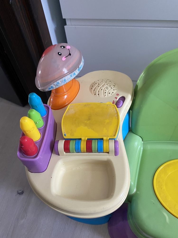 Fisher Price krzesełko uczydełko interaktywne edukacyjne