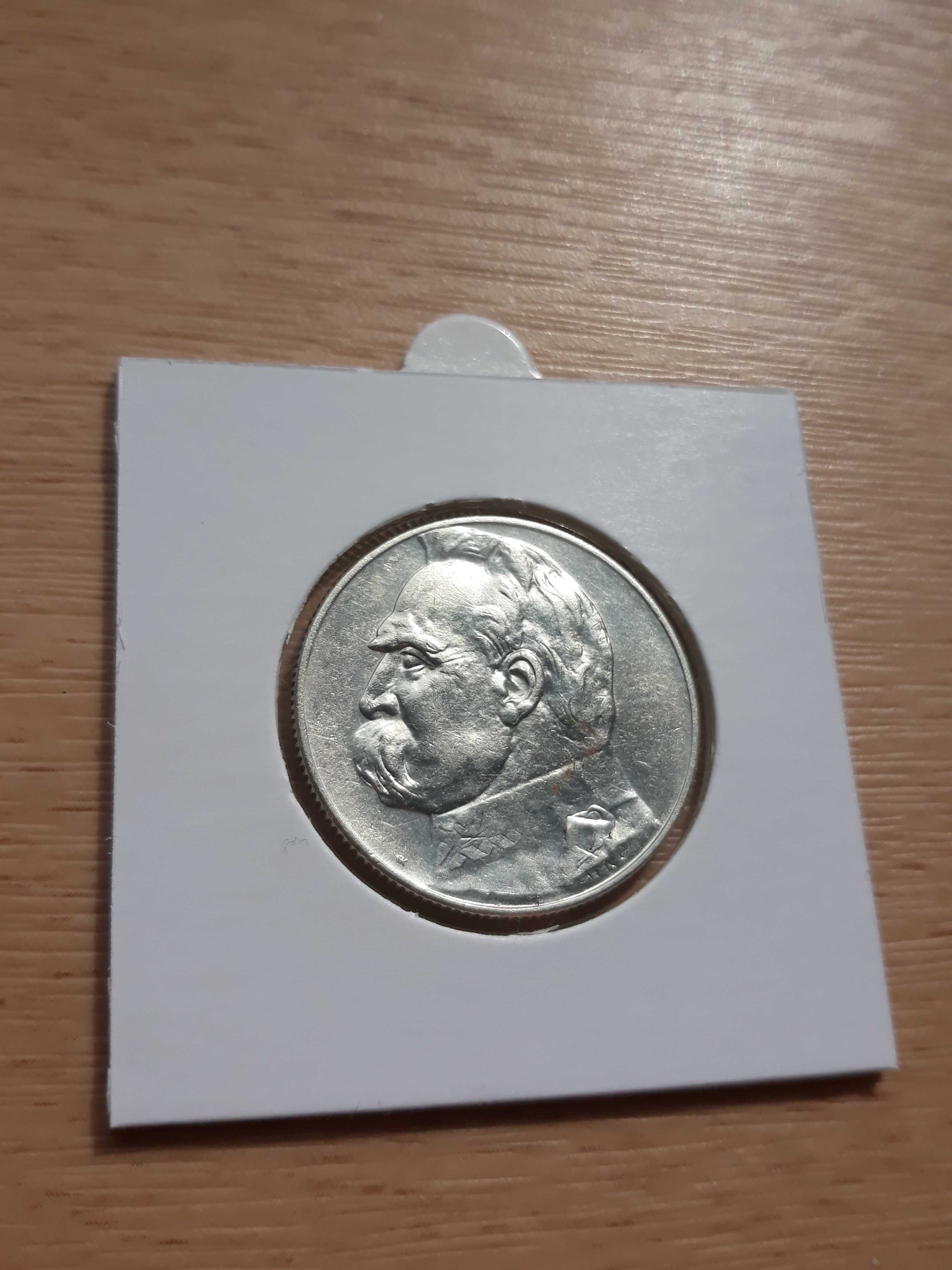 Moneta 5zł Piłsudski 1935 - srebro monety 2 RP ( II RP nr.59/4)