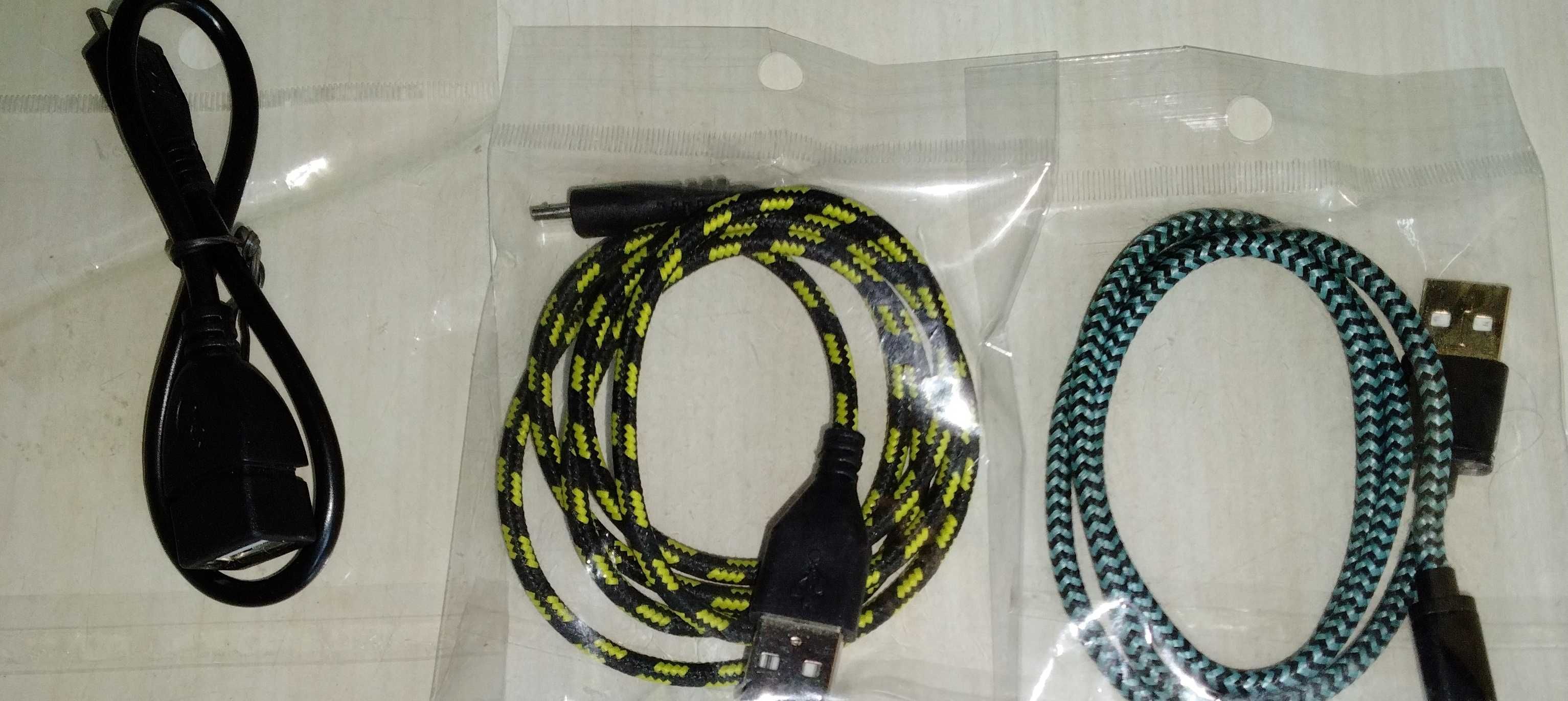 Кабеля USB to micro-USB и переходник одним лотом