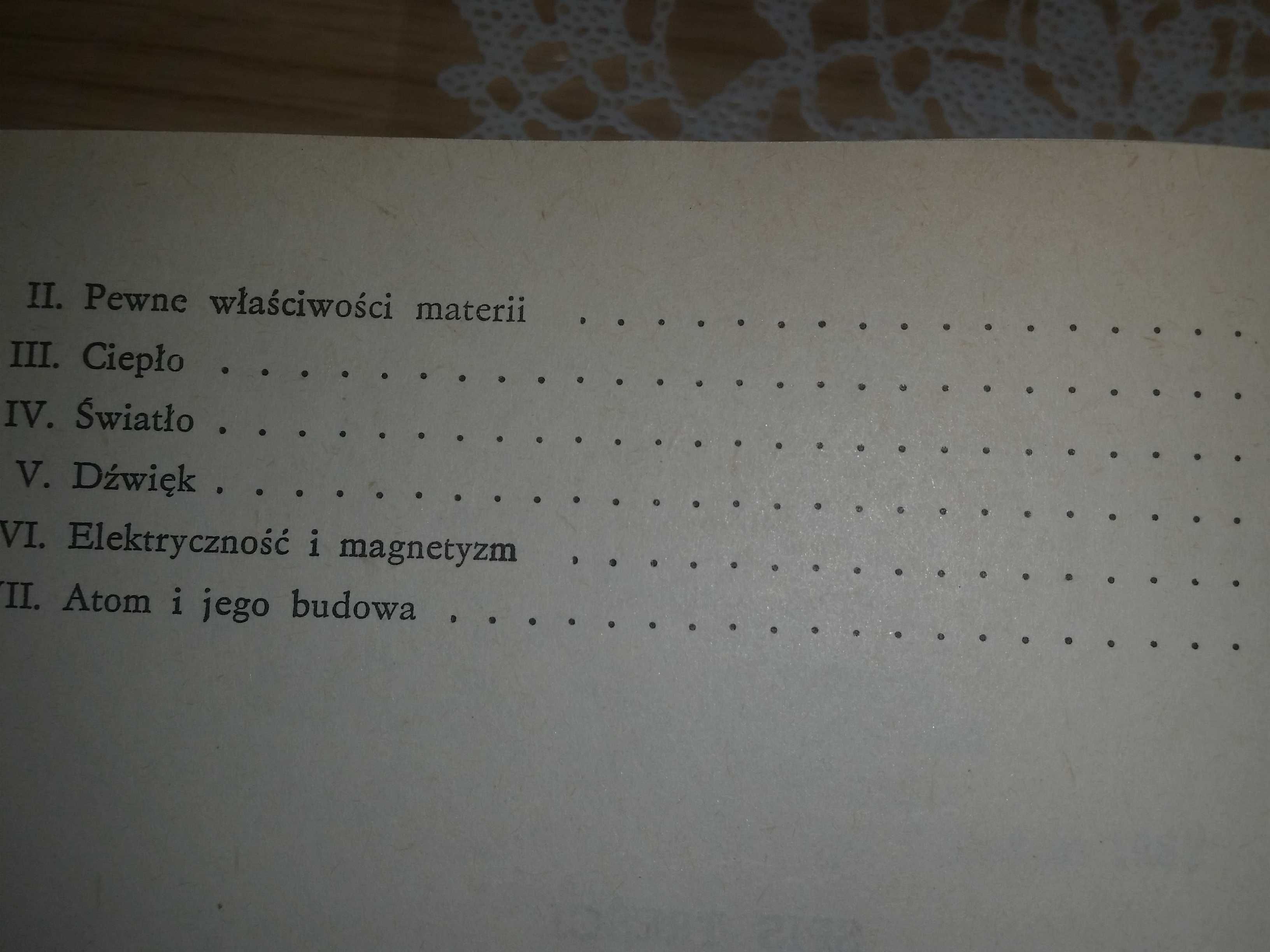 Biologia chemia fizyka XX wieku stara książka PRL 1966