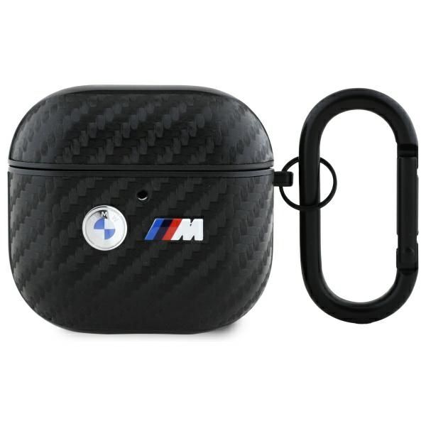BMW BMA4WMPUCA2 AirPods 4 czarny/black Carbon Double Metal Logo
