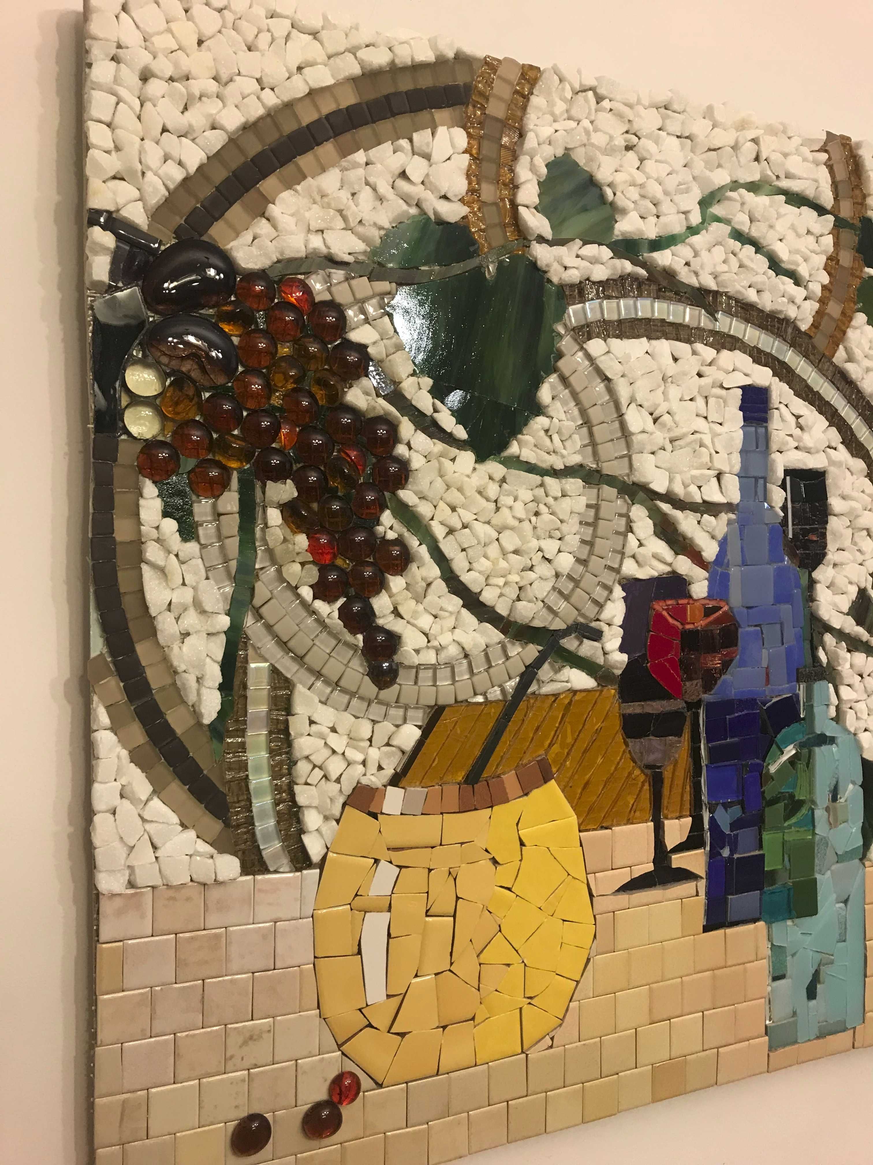 Obraz mozaika "Winiarnia Sancho" 63x57,5cm Projekt Beata Perenc