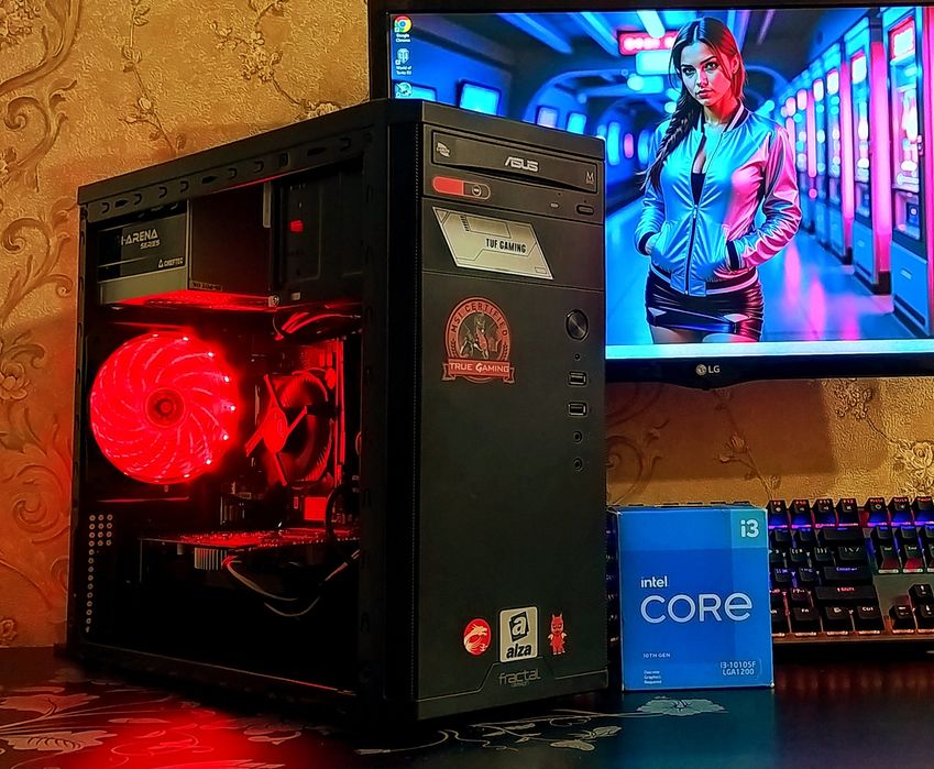 ПК i3-7100+ GTX7600+B250+ DDR4 8/16Gb+ SSD/M2 игровой компьютер