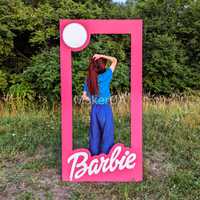 Barbie ramka budka pudełko ścianka zdjęć dekoracja impreza urodziny