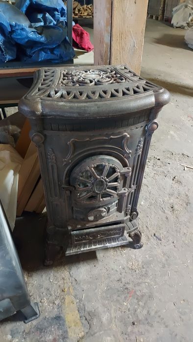 Piec żeliwny odlew kanonka