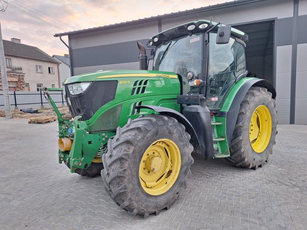 John deere 6130R z Wom Stan Bdb 6000 H Sprowadzony Power Quad Fendt
