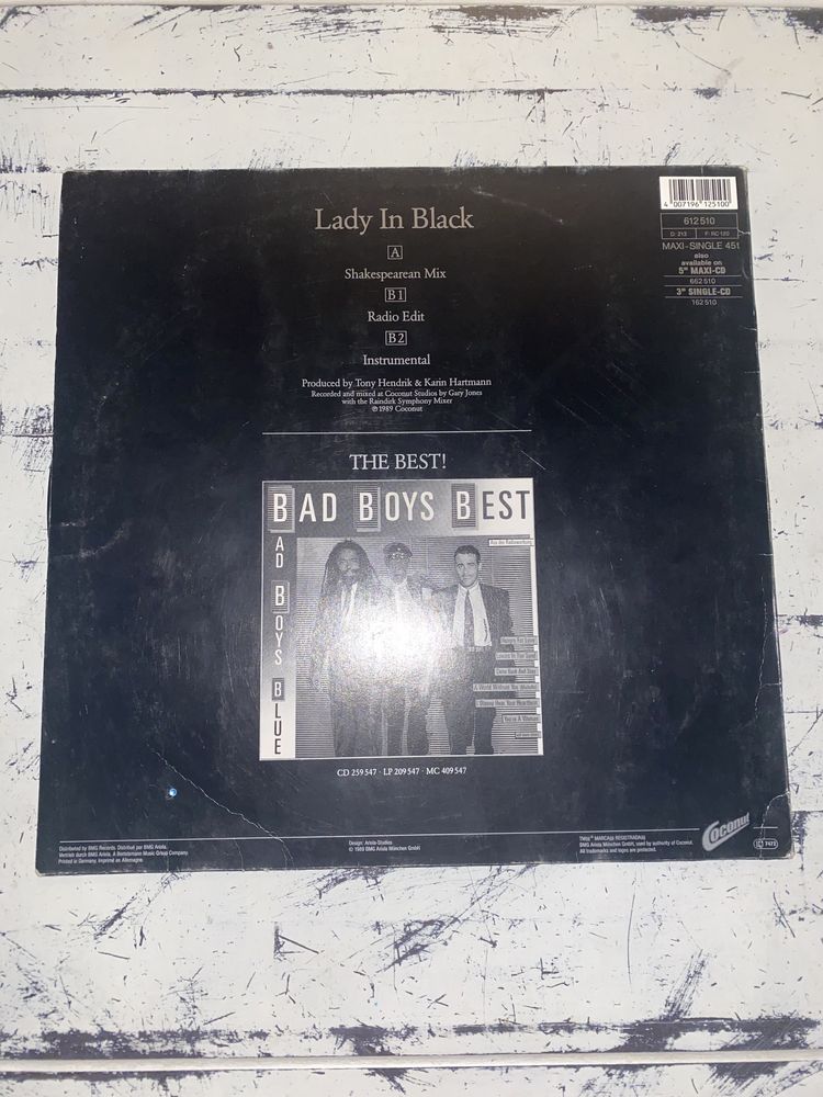 Bad Boys Blue Lady In Black Maxi Singiel