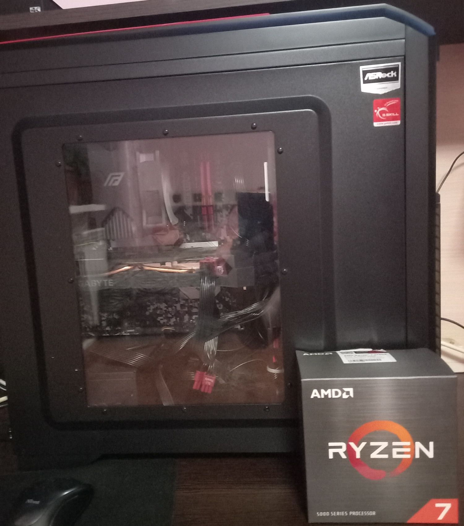 Продам пк rtx2060 12gb Ryzen7 5700х. 16гб озу.