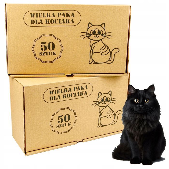 Mokra Karma Dla Kotów Wielka Paka Mix Smaków 100 Szt. 8,5Kg