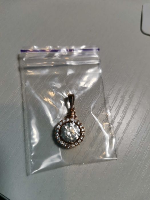 Сережки серьги кулон золото медицинское