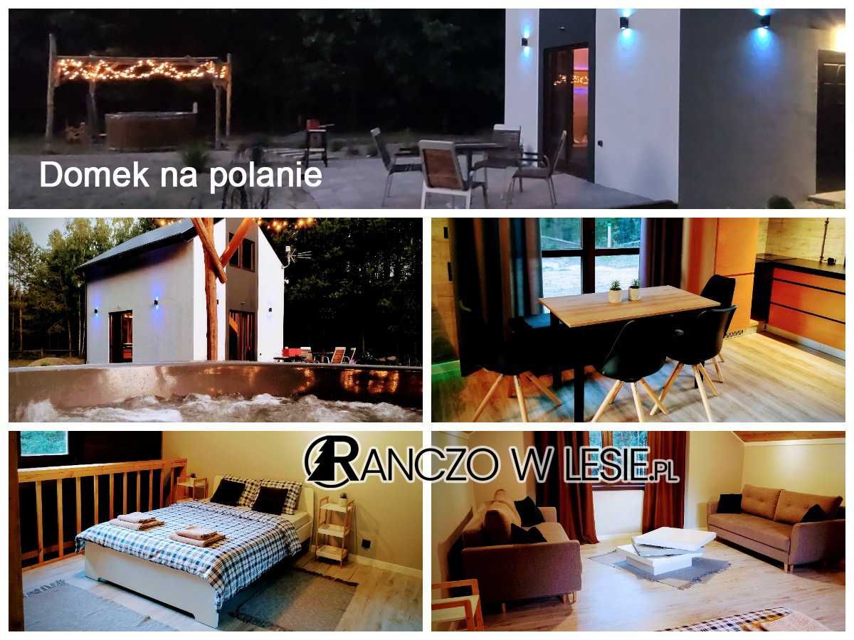 Ranczo w Lesie - Domki z jacuzzi,, odludzie.