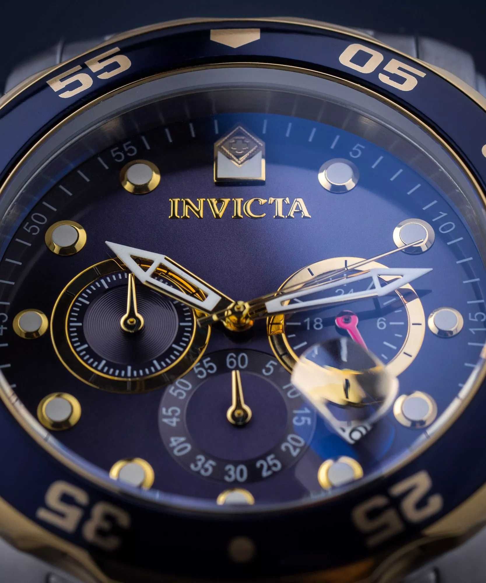 Чоловічий кварцовий годинник Invicta Pro Diver Scuba 48 мм