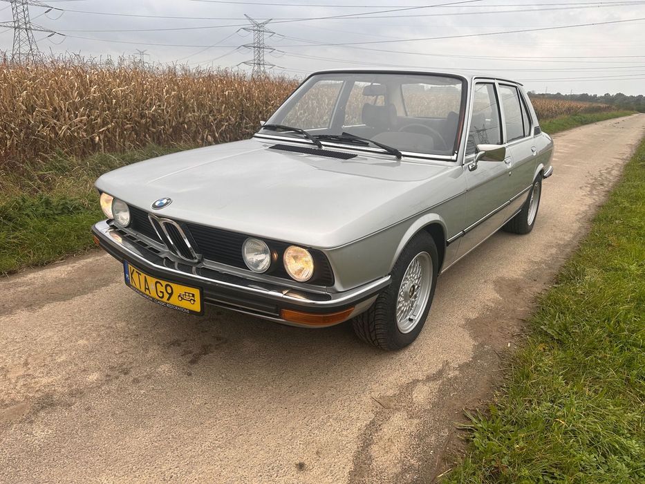 BMW Seria 5 Bmw 520 e12 ładny stan zabytek żółte tablice