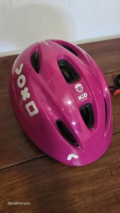 Capacete de menina para bicicleta
