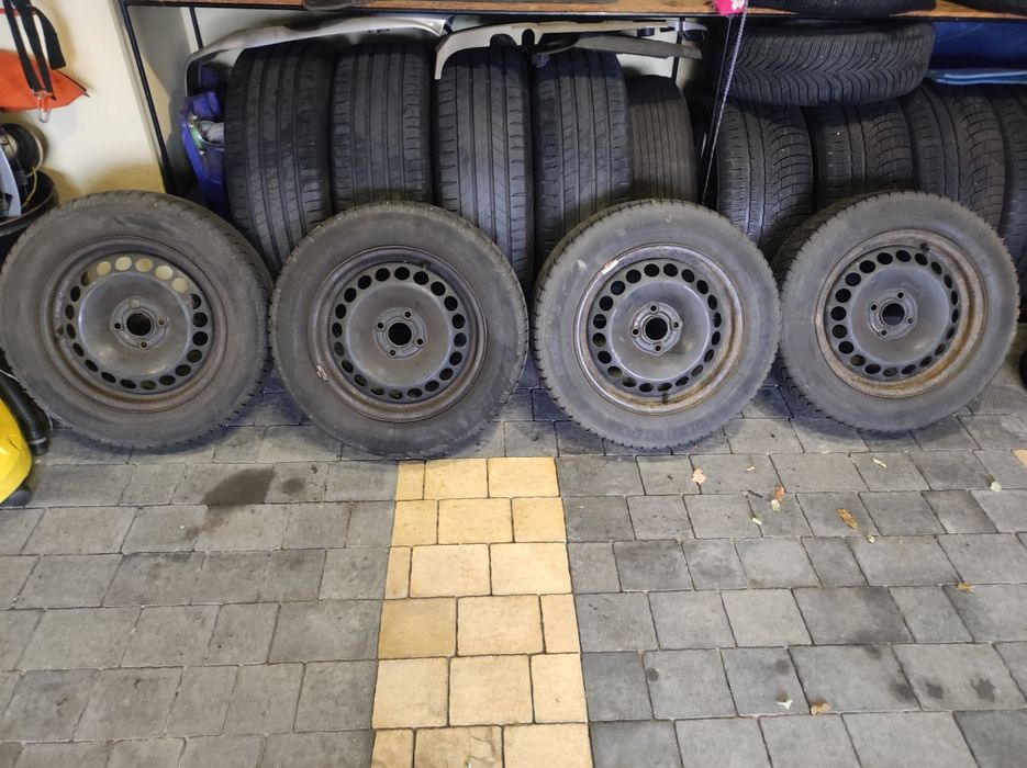 Koła 4x100 r15 opony zimowe